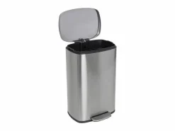 Kitchen Move Cubo de basura de cocina de pedal 50L ADMIRAL Plateado Best