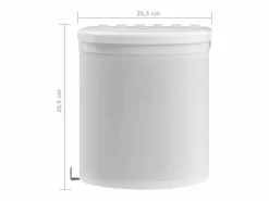 Helloshop26 Cubo De Basura Para Cocina|Cubo de basura de cocina integrado de plástico de 8 litros 02_0006083