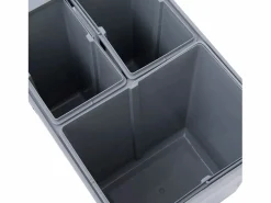 Cubo de basura de reciclaje 48x34,2x41,8 cm^Homcom Best