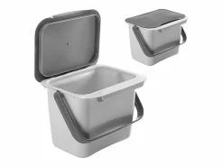 Cubo de Basura Orgánico con Tapa de Plástico 400 cl^METALTEX Best