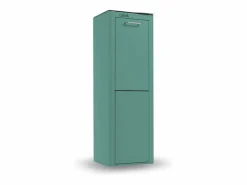 Don Hierro Cubo de basura para la cocina - Cubo de reciclaje - 2 compartimentos de 20L - CUBEK Azul turquesa New