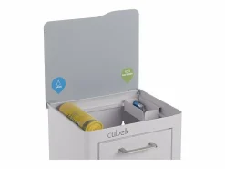 Don Hierro Cubo De Basura Para Cocina|Cubo de basura para la cocina - Cubo de reciclaje - 3 compartimentos de 20L - CUBEK