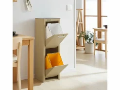 Don Hierro Cubo De Basura Para Cocina|Cubo de basura para la cocina - Cubo de reciclaje - 2 compartimentos de 20L - CUBEK