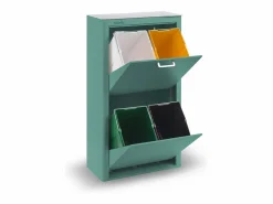 Cubo de basura para la cocina - Cubo de reciclaje - 4 compartimentos de 20L - CUBEK^Don Hierro Hot