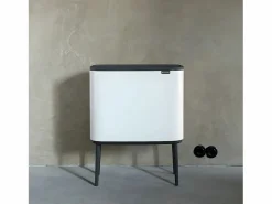 Brabantia Cubo De Basura Para Cocina|Cubo de basura Touch Bin con soporte de 36L Código R