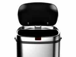 Catter house Cubo De Basura Para Cocina|Cubo de Basura y Reciclaje CATTERHOUSE Futuro 30L 34x25x52 cm de Acero Inoxidable con Sensor de Movimiento y Apertura Automática