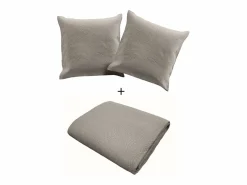 Douceur d'intérieur Colcha, Edredón|Cubre Cama Acolchado y 2 Fundas de Almohada Romane