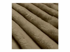 Soleil d'ocre Cubrecama de franela y terciopelo 180x220 cm HIMALAYA camel, por Topo Sale