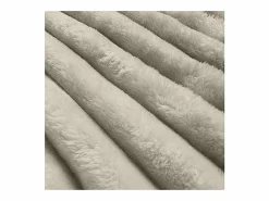 Cubrecama de franela y terciopelo 180x220 cm HIMALAYA crudo, por^Soleil d'ocre Hot