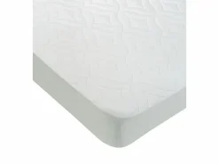 Cambia tus muebles Protector De Colchón|Cubrecolchón acolchado de 150x190-200x26 cm absorbente y transpirable en blanco Zafir