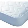 Cubrecolchón de 135x190 cm hipoalergénico de microfibra extra suave en color blanco Alisa^Cambia tus muebles