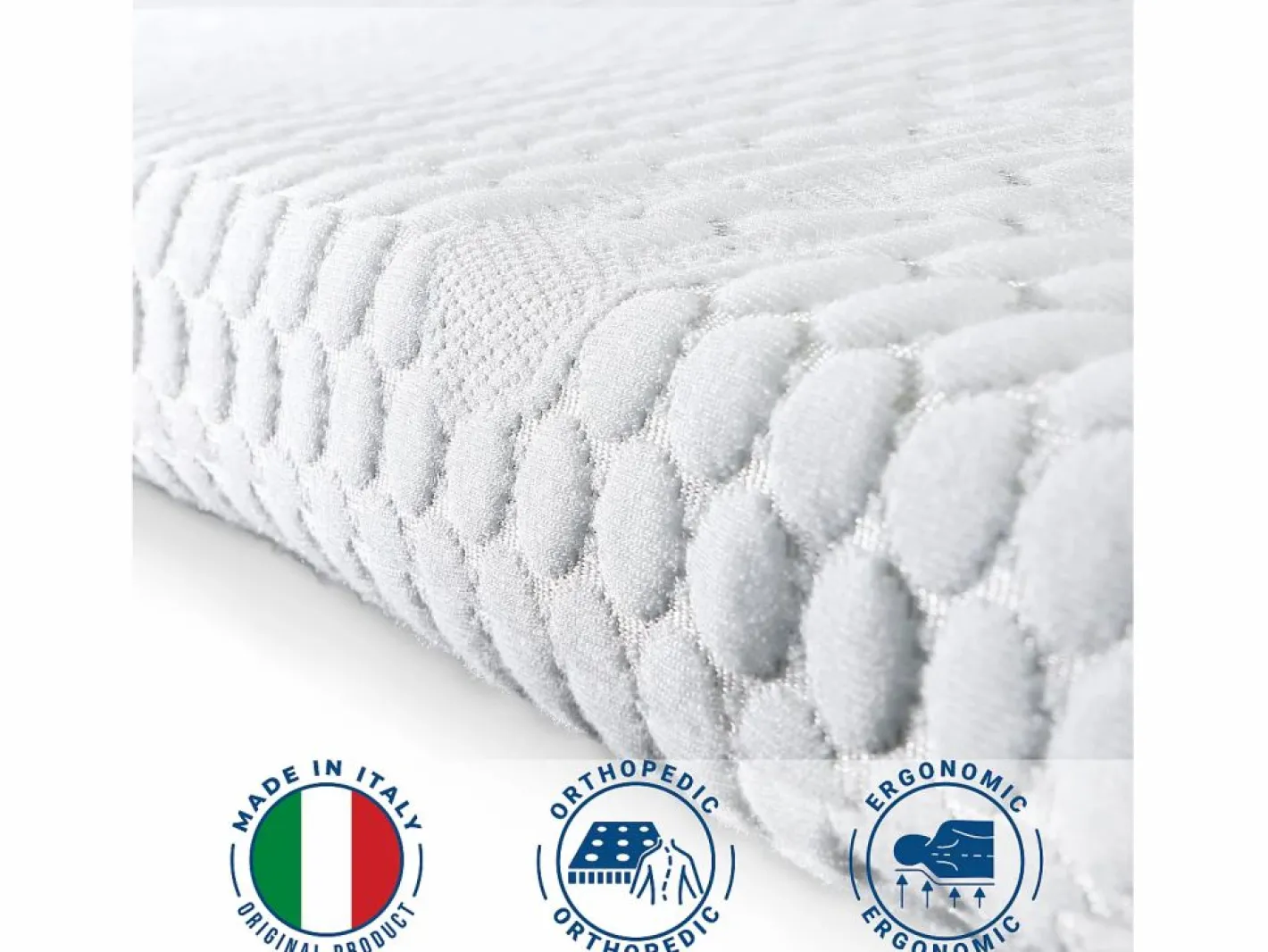 The White Stone Cubrecolchón Doble de espuma viscoelástica| protectores de colchón 6 cm | Cubrecolchón desenfundable | Antibacteriano y antihongos | 165 x 190 Sale