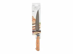5five Cuchillo de Chef "Elegancia" 33cm Natural en Madera y Acero Plateado Hot