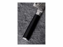 Cuchillo de cocina Shun Classic de 20 cm con hoja de damasco de 32 capas Negro Discount