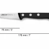 ARCOS Cuchillo Pelador Universal Acero Inoxidable Negro 7,5 cm