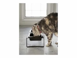 Yamazaki Comida Para Animales De Compañía|Cuenco de diseño doblemente elevado para el gato Tower