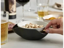 Joseph Joseph Vajilla|Vajilla|Cuenco Double-Dish, cuenco dividido práctico para servir y organizar alimentos de forma elegante y funcional