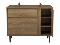 Cuna evolutiva Mokka, Cama evolutiva 140x70 y cómoda - Chêne Mokka^Sauthon Clearance