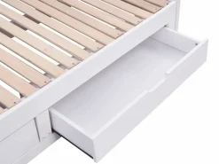 Vente-unique Cama Diván|Cama Nido|Daybed de 90 x 190 o 180 x 190 cm en pino y MDF con somier de láminas - DINIVA