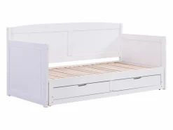 Daybed de 90x190 o 180x190 cm con cajones en pino y MDF - DINIVA^Vente-unique New