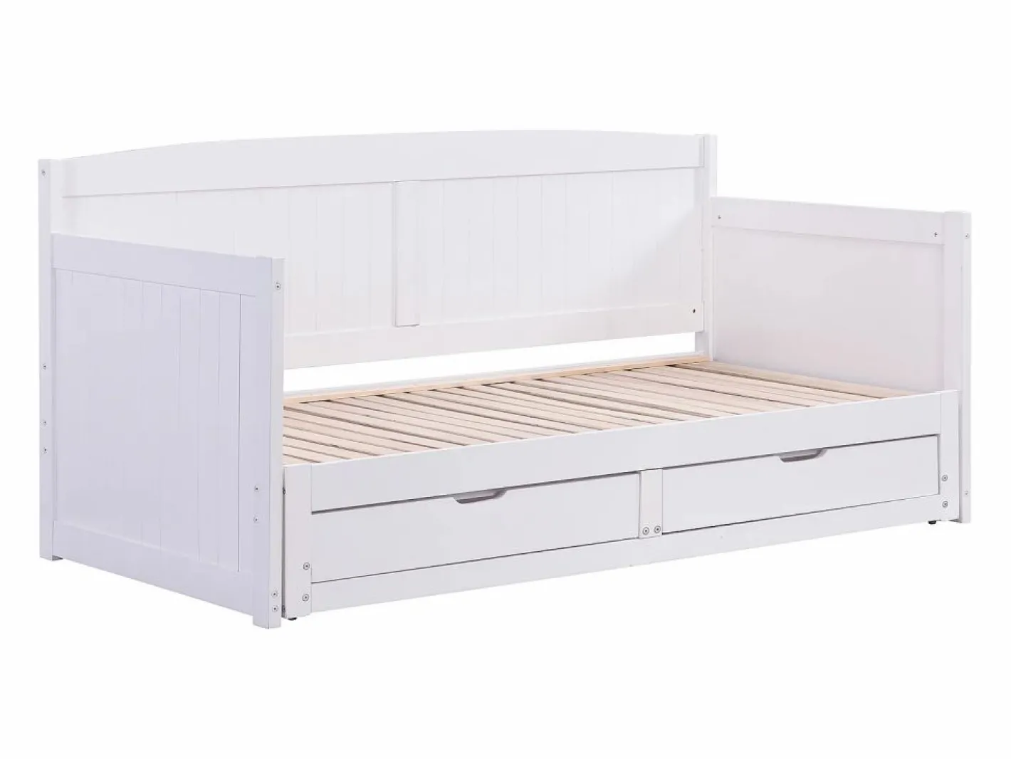 Daybed de 90x190 o 180x190 cm con cajones en pino y MDF - DINIVA^Vente-unique New