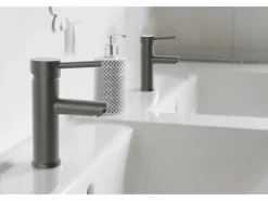 Essebagno Deco mezclador bajo lavabo gris metalizado Gris antracita Sale