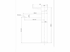 Essebagno Grifo|Deco mezclador lavabo alto