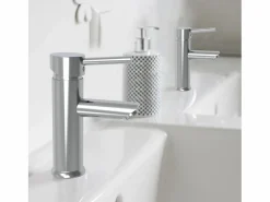 Essebagno Deco mezclador lavabo bajo cromo Plateado New