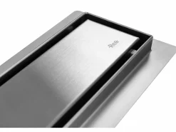 Rea Cañería|Desagüe lineal de acero inoxidable Pure Neo Pro 900 Brush Steel
