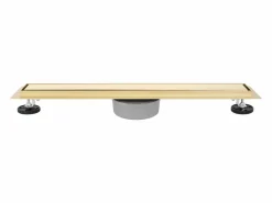 Desagüe lineal Neox Pro 800 Gold en acero inoxidable AISI 304 de alta calidad^Rea New