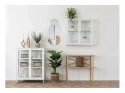 Les Tendances DESIO Set van 2 opbergmanden met deksel – natuurlijke jute Marru00f3n Online