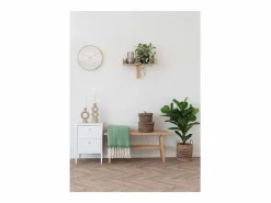 Les Tendances DESIO Set van 2 opbergmanden met deksel – natuurlijke jute Marru00f3n Online