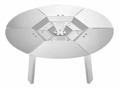 Difusor de Calor SucceBuy, 50.8x25.4 cm Protección Térmica Redonda, Difusor de Calor de Acero Inoxidable 304 con Tapa de Quemador Desmontable^ Outlet
