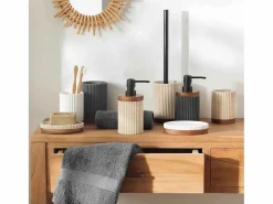 Dispensador de Jabón "Niagara" 17cm Natural de Acacia Moderno y Práctico^Douceur d'intérieur Best