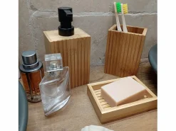 5five Accesorios De Wc|Distribuidor de jabón en bambú