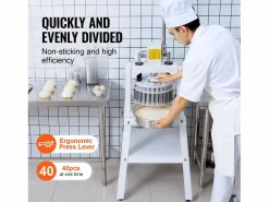 Materiales Y Utensilios De Cocina|Divisor de Masa Manual SucceBuy 40 Piezas, Máquina de Pan de Acero Inoxidable, para Panadería, Restaurante, Comercial