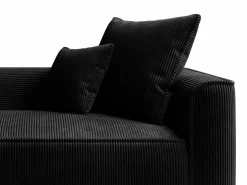 Diván izquierda de pana color PINETA^Vente-unique Outlet