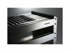 - Barbacoa de carbón con ruedas CLOVER – Acero inoxidable 18/10, estantes regulables, 59 × 40,5 × 82 cm-^Don Hierro Sale