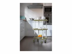- Carrito auxiliar LEKY, armazón blanco, 3 estantes. Multifuncional, práctico y decorativo-^Don Hierro Hot