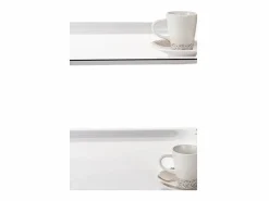 Don Hierro - Carrito auxiliar plegable BAUHAUS con ruedas – 3 niveles y 3 posiciones- Blanco Online