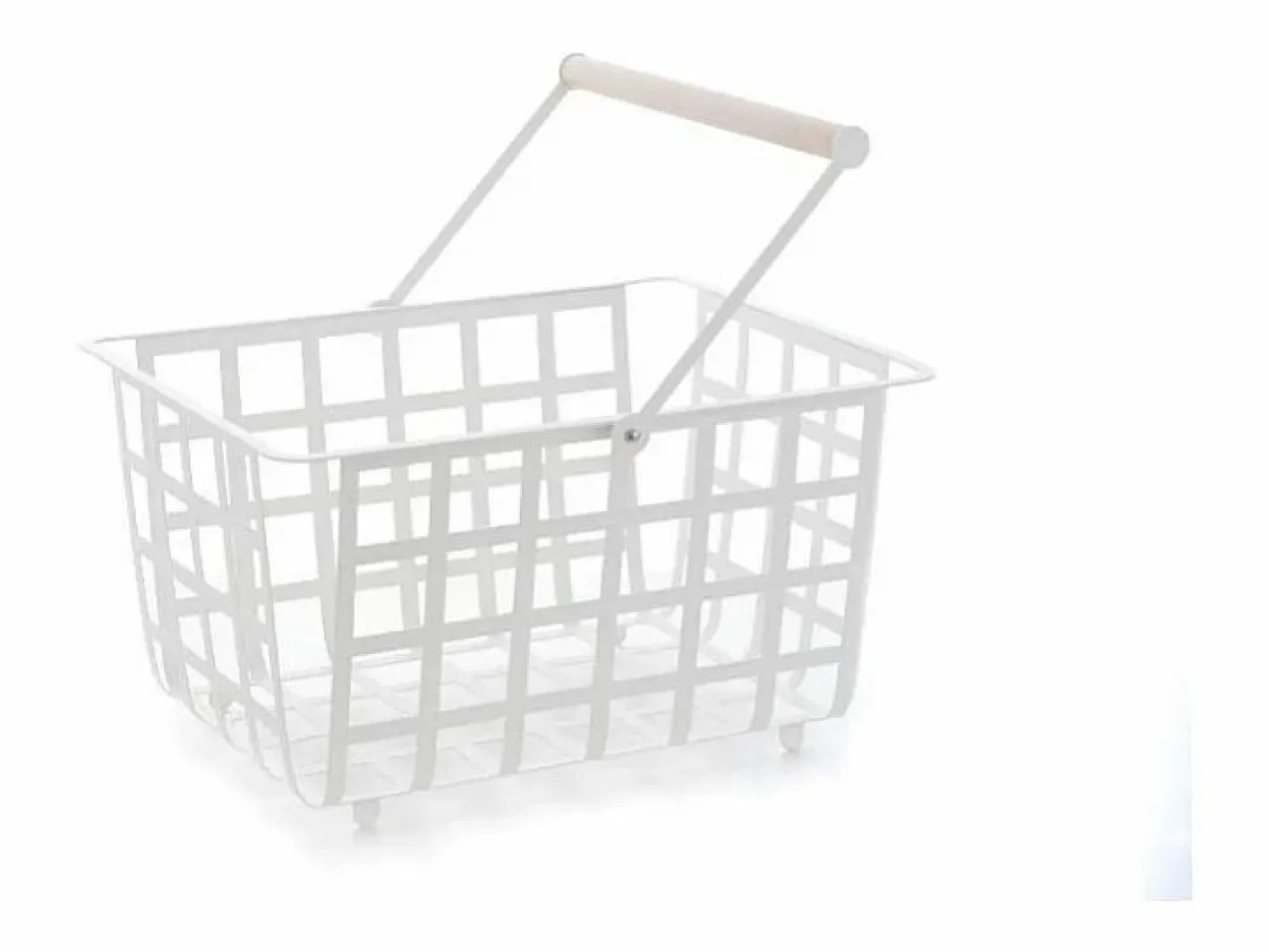 Don Hierro Accesorios De Almacenaje|Cesta|- Cesta metálica de ordenación con asa, tamaño semi grande, multifuncional y decorativa, ZESTA-