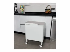 - Cubo de basura ergonómico, funcional y elegante, 2 x 20 litros, ECOBOX NOA-^Don Hierro Clearance