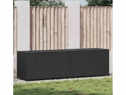 Garden Furniture Baúl De Jardín|Dorian Caja de almacenaje de jardín ratán sintético 200x50x60 cm