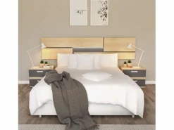 duehome Dormitorio Completo|Dormitorio Ataneq Pure 4C Cambria - Grafito