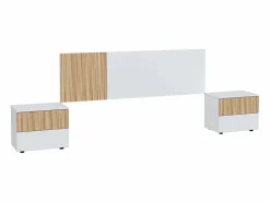 Dormitorio Completo|Dormitorio Nórdico Completo Natur y Artik Muebles