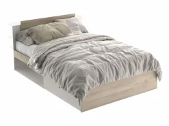 Dormitorio Principal Izzy Mate & Roble (cama+cómoda+mesitas)^