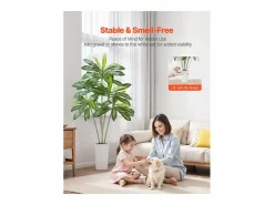 Dracaena Artificial SucceBuy, 1,8 m, Planta Artificial Tropical en Maceta Blanca, Falso Árbol Tropical, Planta Falsa Hojas Polietileno para Salón Verde Online