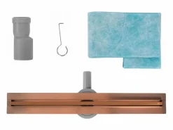 Rea Drenaje Lineal Neox Slim Pro 900 Brush Copper Naranja Clearance