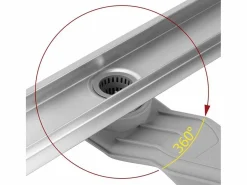 Rea Drenaje Lineal Neox Superflow 900 Brush Steel Plateado Sale