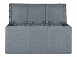 Garden Furniture Baúl De Jardín|Drumkeeran Caja de almacenaje para jardín PP aspecto de ratán 270 L